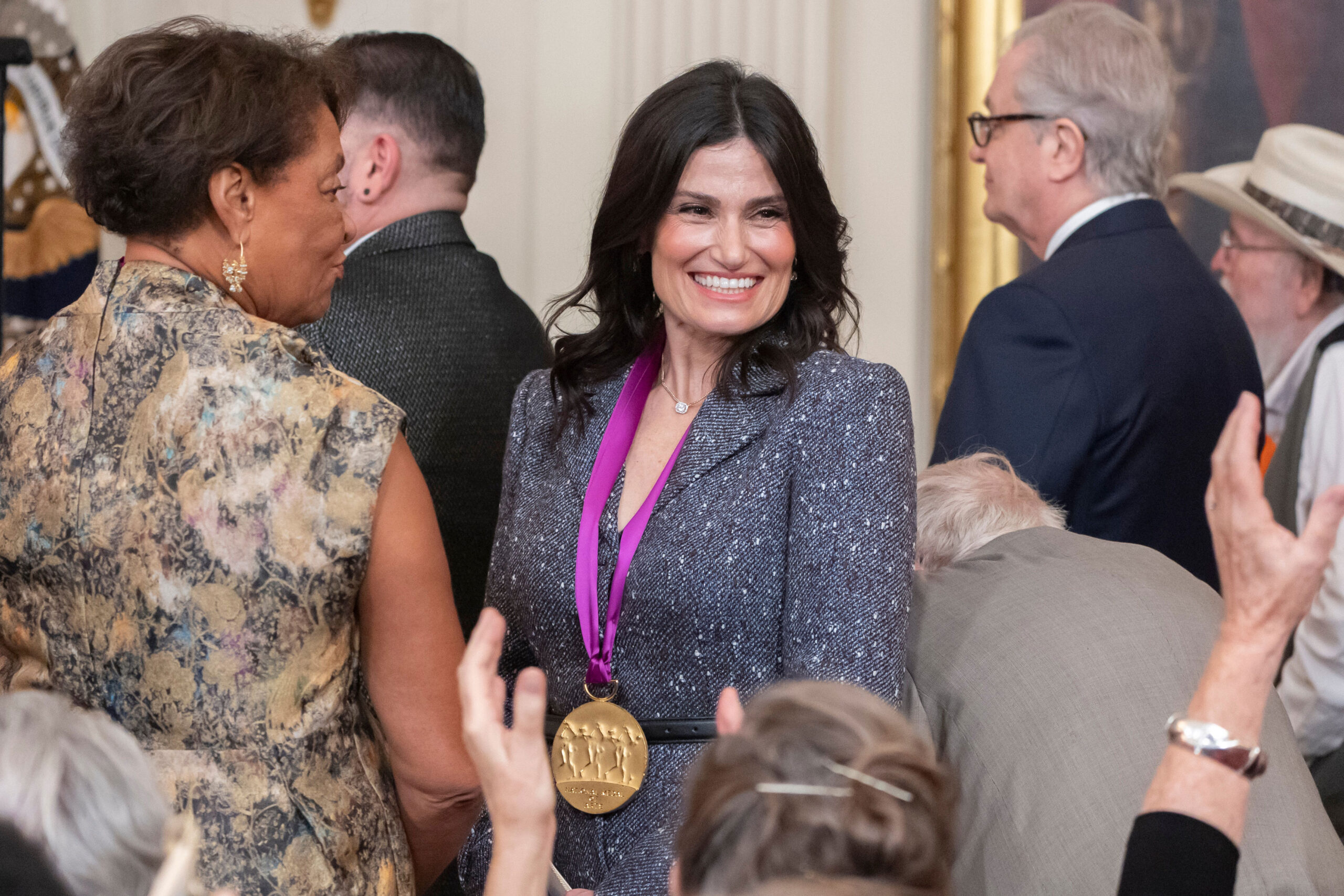 Idina Menzel Honored with National Medal of Arts at White House!